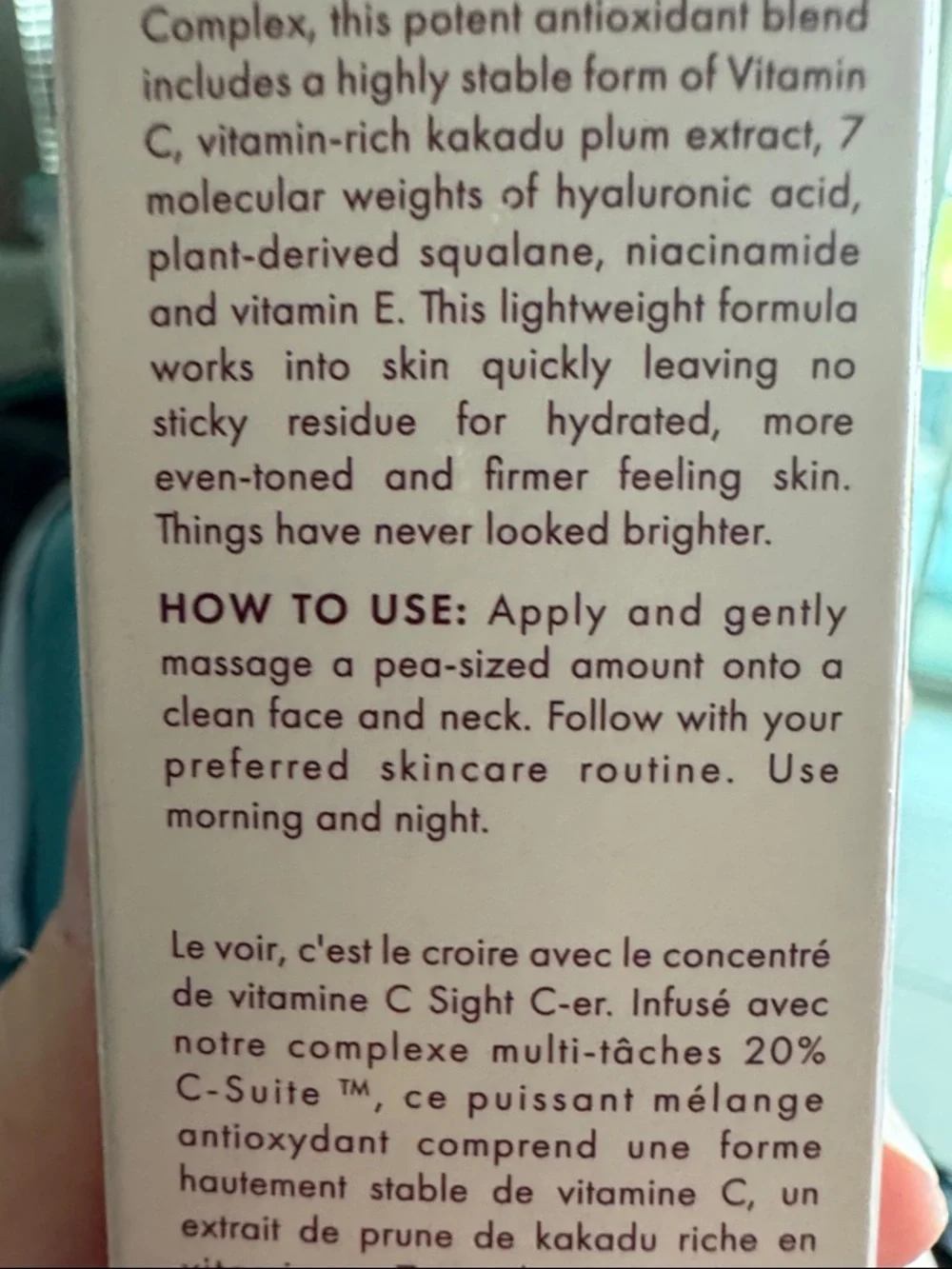 Wander Beauty Sight C-ER Vitamin C Concentrate - NWT